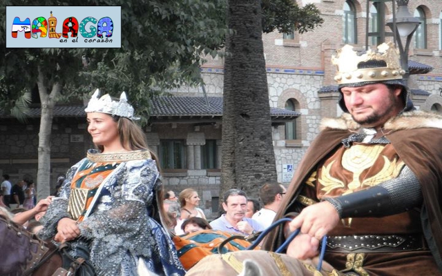 Cabalgata conmemoración de la llegada de los Reyes Católicos a Málaga 